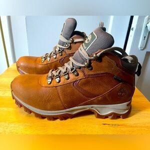 Men’s Timberland Mt. Maddsen Mid Hiking Boot Light Brown 10